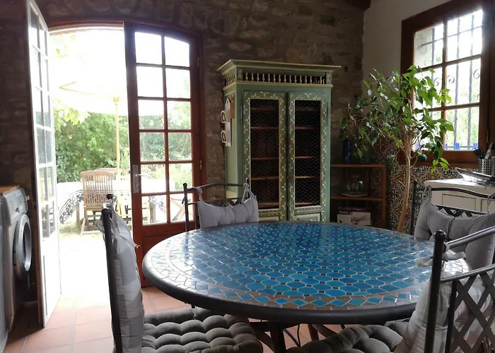 Maison Catalane Climatisee - Jardin Intimiste & Piscine Chauffee - 15 Km Argeles Nyaraló Villelongue-dels-Monts